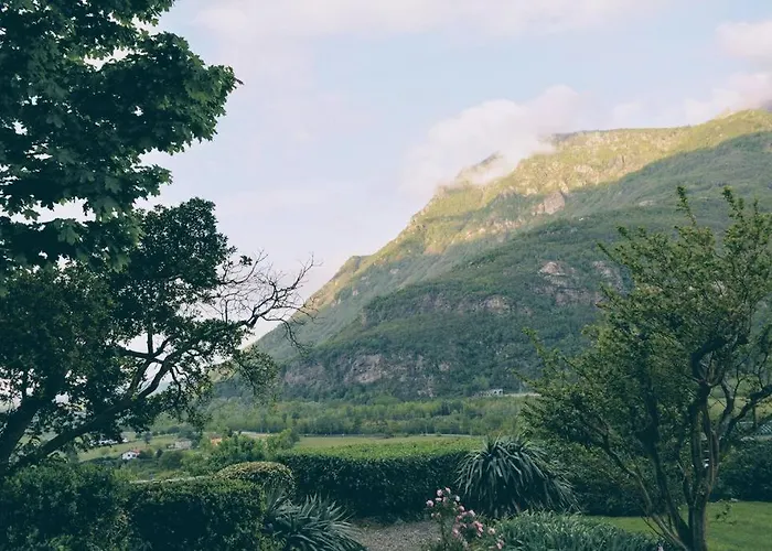 Romantic Italian Castle At The Foot Of The Alps